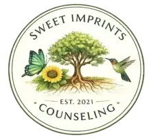 Sweet Imprints Counseling logo &ndash; therapy services in New Jersey and Delaware